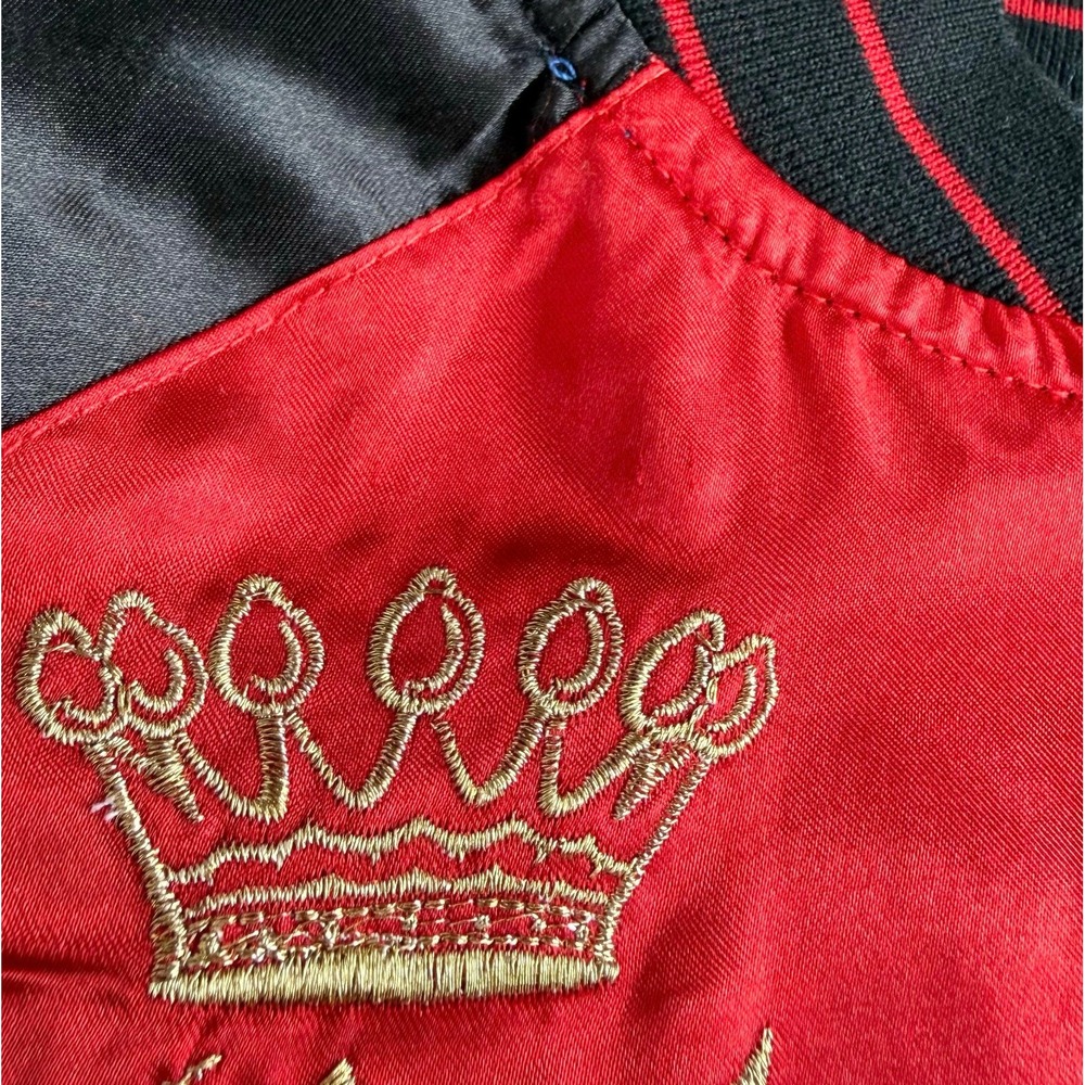 Christian Audigier Kids Y2K Panther Satin Bomber Jacket Boys 5/6 (Fits Like 8) - Picture 14 of 16